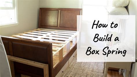 diy box spring replacement